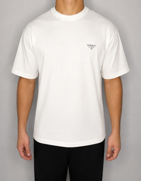 Prada Logoplakkaat T-Shirt